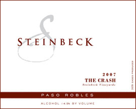 The Crash blend at Steinbek Winery